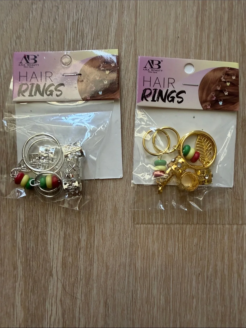 Hair Rings - Gold & Silver